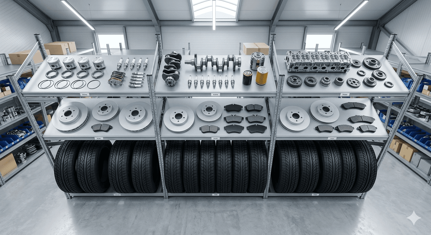 Parts Sourced from Korea & China
